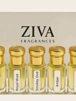 Ziva Combo Pack of 5 Luxury Attars