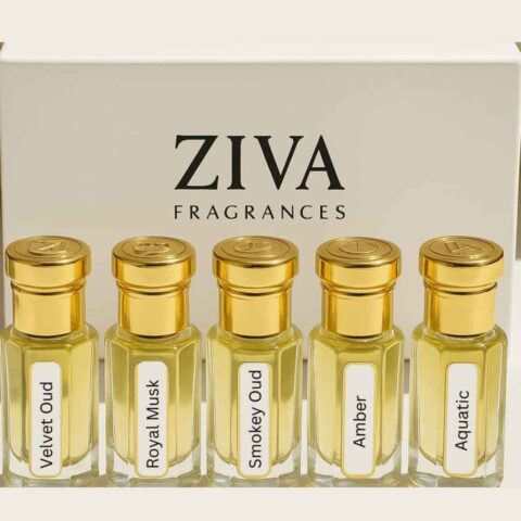 Ziva Combo Pack of 5 Luxury Attars