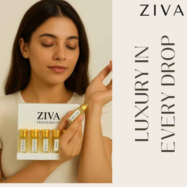 Ziva Combo Pack of 5 Luxury Attars