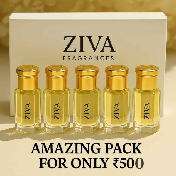 Ziva Combo Pack of 5 Luxury Attars